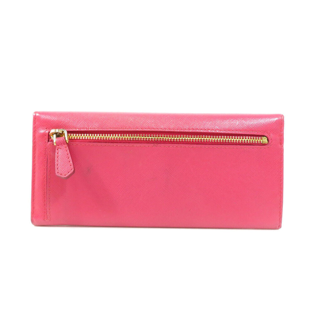 Prada long Wallet leather motif